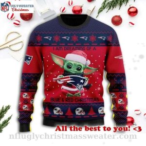 Baby Yoda New England Patriots Ugly Sweater Unique Gift For Fans
