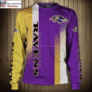 Baltimore Ravens Aura – Ugly Sweater With Graphic Logo
