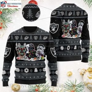Boba Fett Stormtrooper – Darth Vade – Las Vegas Raiders Star Wars  Christmas Ugly Sweater