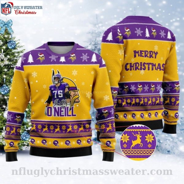 Brian O’Neill Merry Christmas – Vikings Ugly Sweater