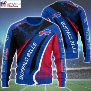 Buffalo Bills Logo Printed Ugly Christmas Sweater – Gifts For Him
