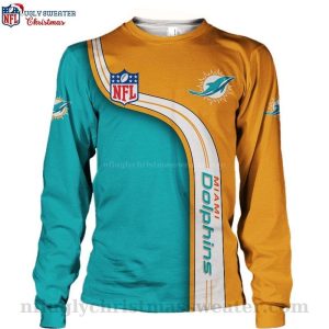 Casual And Trendy Ugly Christmas Sweater – Miami Dolphins Edition