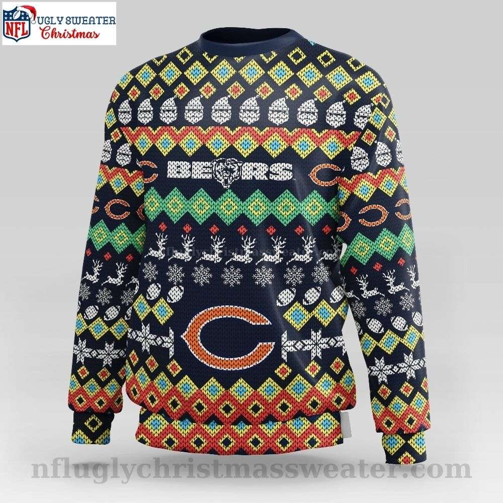 Celebrate The Holidays With Chicago Bears Ugly Sweater