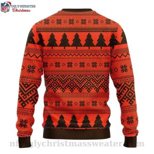 Celebrate With Cleveland Browns – Minion Graphic Ugly Christmas Sweater