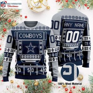 Championing Christmas With The Personalized Dallas Cowboys Ugly Sweater