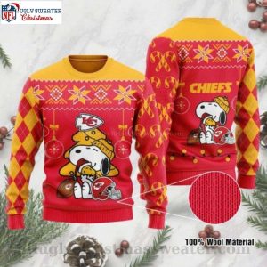 Charlie Brown Theme Kc Chiefs Ugly Sweater – Unique Gift For Fans
