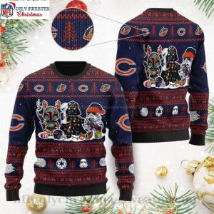 Chicago Bears Christmas Gifts – Darth Vader Stormtrooper Ugly Sweater