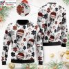 Chicago Bears Ugly Christmas Sweater – Logo Print With Snowman And Reindeer