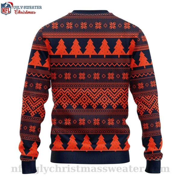 Chicago Bears Ugly Sweater – Logo Print With Snoopy Dog