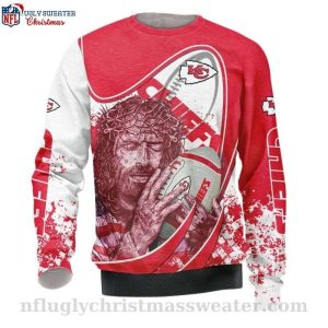 Chiefs Kingdom Blessings – Ugly Christmas Sweater With God Motifs
