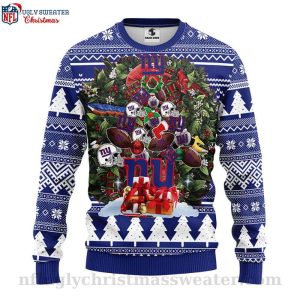 Christmas Tree Graphic Ny Giants Ugly Christmas Sweater
