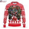 Cozy And Stylish – Kc Chiefs Santa Skulls Ugly Christmas Sweater