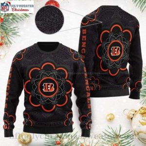 Cincinnati Bengals Mandalas In Style – Ugly Christmas Sweater
