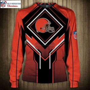 Cleveland Browns Christmas Sweater – Classic Logo Design