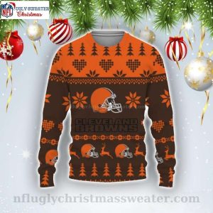 Cleveland Browns Christmas Sweater – Merry Sweater Funny Design