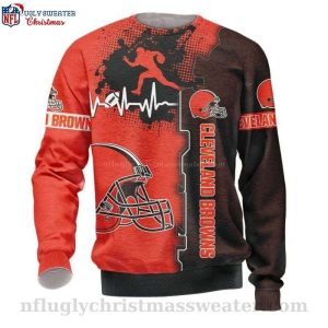Cleveland Browns Logo Ugly Sweater – Ideal Christmas Gift For Him