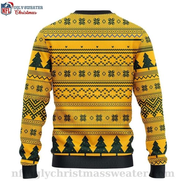 Combine Style And Spirit – Green Bay Packers Skull Flower Ugly Sweater
