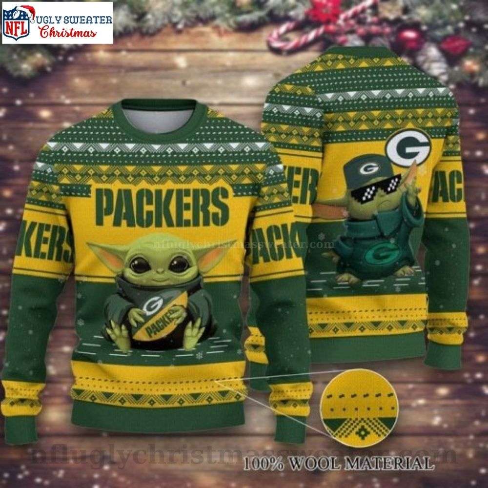 Cool Baby Yoda NFL Green Bay Packers Ugly Sweater