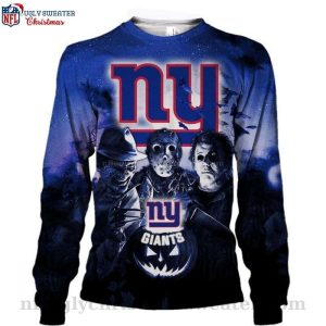 Cool Halloween Character New York Giants Christmas Sweater