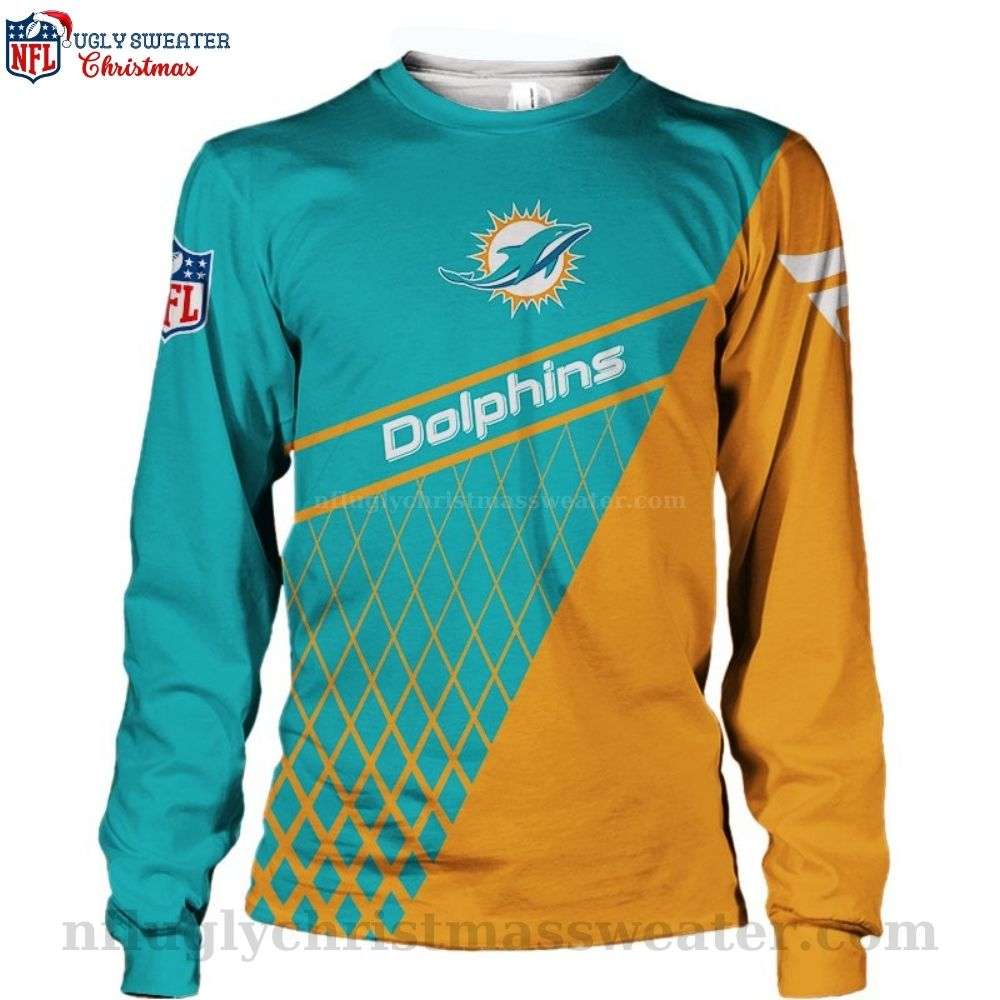 Cozy And Casual Ugly Christmas Sweater - Miami Dolphins Fans' Favorite