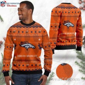 Cozy Up In Denver Broncos Spirit – Ugly Christmas Sweater Edition