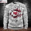Custom Name Kc Chiefs Ugly Sweater With Santa Claus Design
