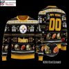 Dab All the Way – Pittsburgh Steelers Ugly Christmas Sweater With Snoopy