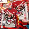 Custom Name Kc Chiefs Ugly Sweater With Santa Claus Design
