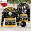Classic Logo Checkered Flannel Steelers Ugly Sweater
