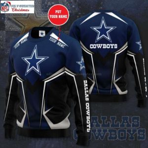 Customized Dallas Cowboys Holiday Sweater – Perfect Gift For Cowboys Fans