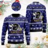 Funny Baltimore Ravens Santa Claus Ugly Christmas Sweater Gift For Fans