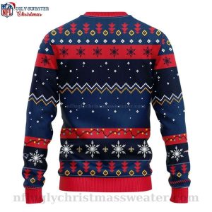 Dabbing Santa Claus Patriots Ugly Christmas Sweater Unique Gift For Fans