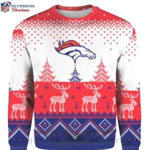 Denver Broncos Christmas Sweater – Winter Magic Meets Broncos Fandom