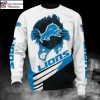 Detroit Lions Christmas Sweater – The Grinch Graphic For Fans