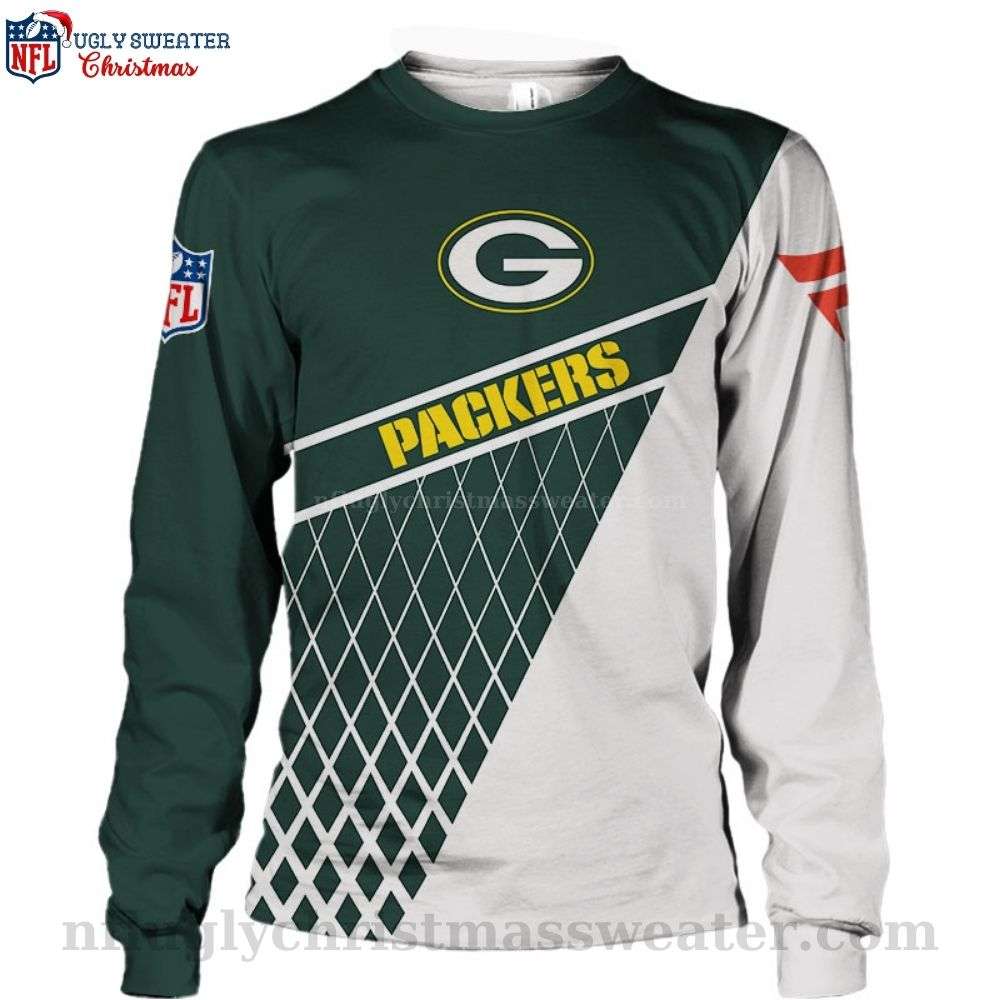 Elevate His Style - Green Bay Packers Ugly Christmas Sweater For Men