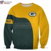 Elevate Your Fandom – White Skull Graphic On Packers Ugly Christmas Sweater