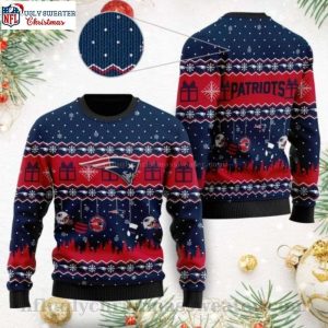 Festive Patriots Ugly Sweater – Perfect Christmas Gift For Patriots Fans