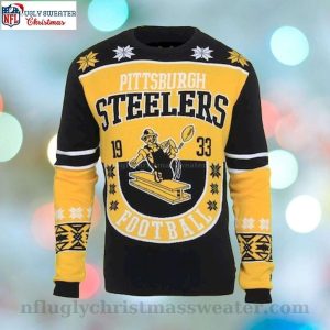 Football Pittsburgh Steelers 1933 Ugly Christmas Sweater – Unique Gift For Fans
