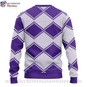 Game Day Cheers In Ugly Christmas Style NFL Vikings Pub Dog Sweater 2