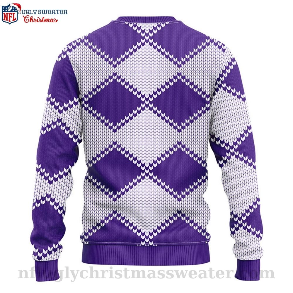 Game Day Cheers In Ugly Christmas Style - NFL Vikings Pub Dog Sweater