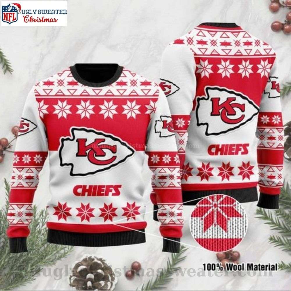 Get Festive With Kc Chiefs Ugly Christmas Sweater - Limited Stock