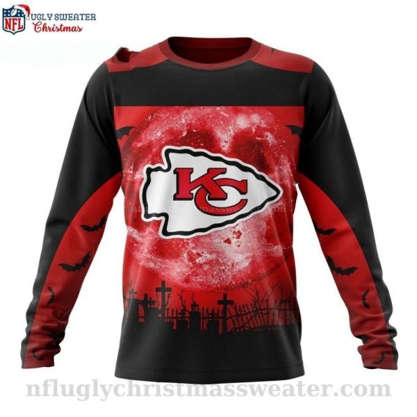 Gifts For Kc Chiefs Fans – Halloween Night Ugly Christmas Sweater