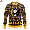 Funny Football Santa Claus Pittsburgh Steelers Ugly Sweater