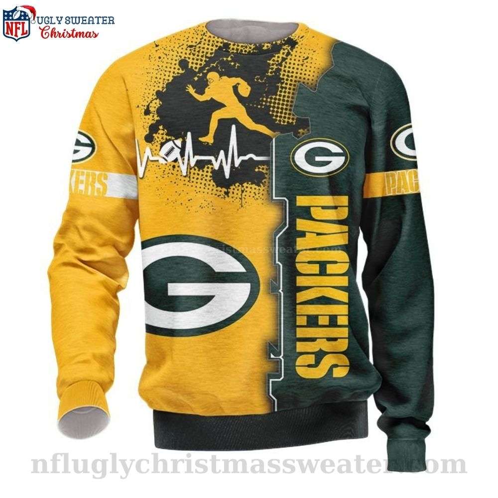 Green Bay Packers GiftsFor Him - Ugly Christmas Sweater In Men's Stylish Design