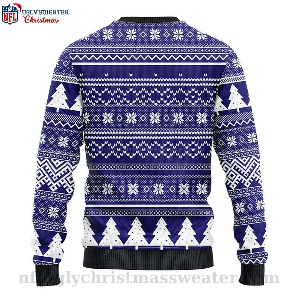 Grinch Hug Football Graphics Ravens Ugly Sweater For Festive Look