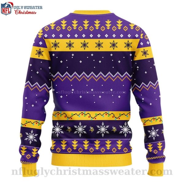 Minnesota Vikings Christmas Sweater – Dabbing Santa Claus Design