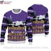 Minnesota Vikings Christmas Sweater With Wool Knitting Pattern