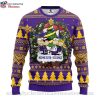 Minnesota Vikings Logo Print Christmas Tree Graphic Ugly Christmas Sweater