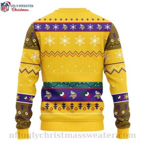 Minnesota Vikings Ugly Christmas Sweater 12 Grinch Xmas Day Edition 2