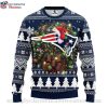 NFL New England Patriots Design Freeway Ugly Christmas Sweater